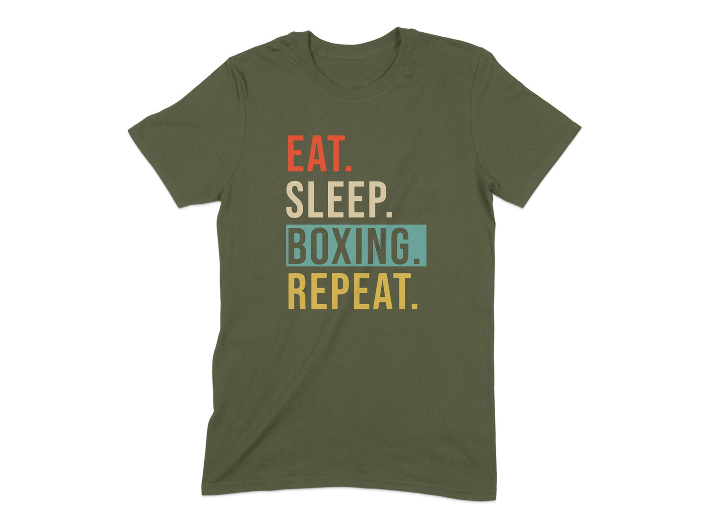 Eat Sleep Boxing Repeat Graphic T-Shirt product type