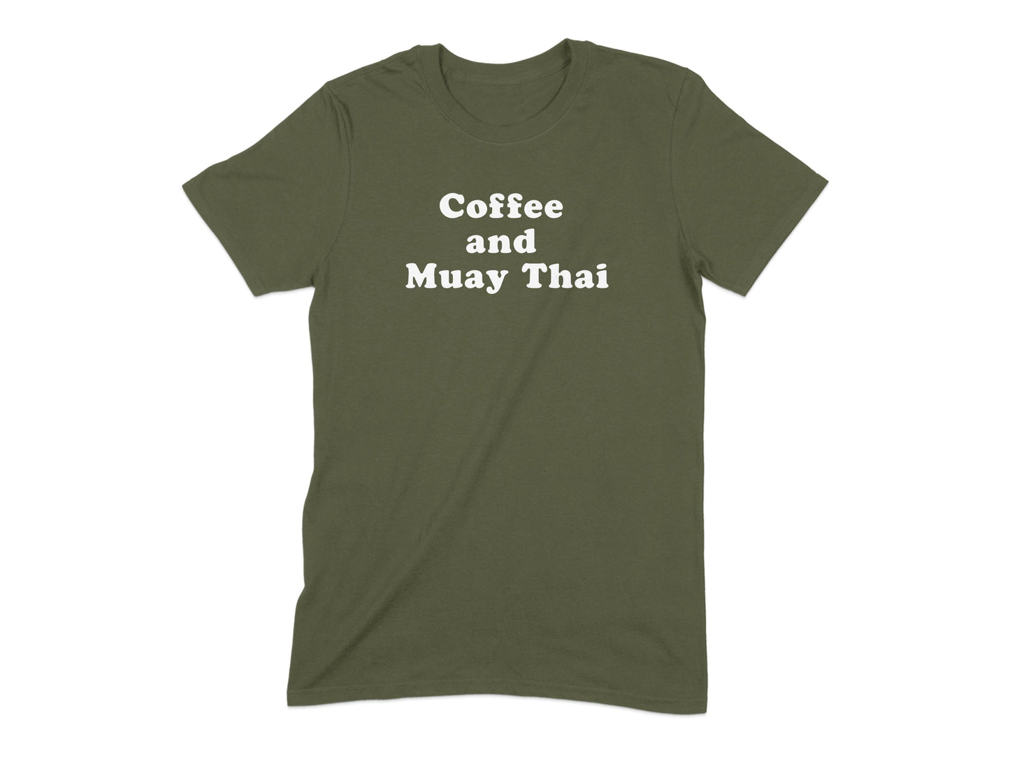 Coffee and Muay Thai Graphic T-shirt product type