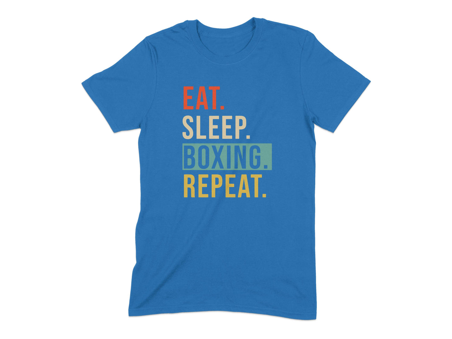 Eat Sleep Boxing Repeat Graphic Printed T-Shirt product type