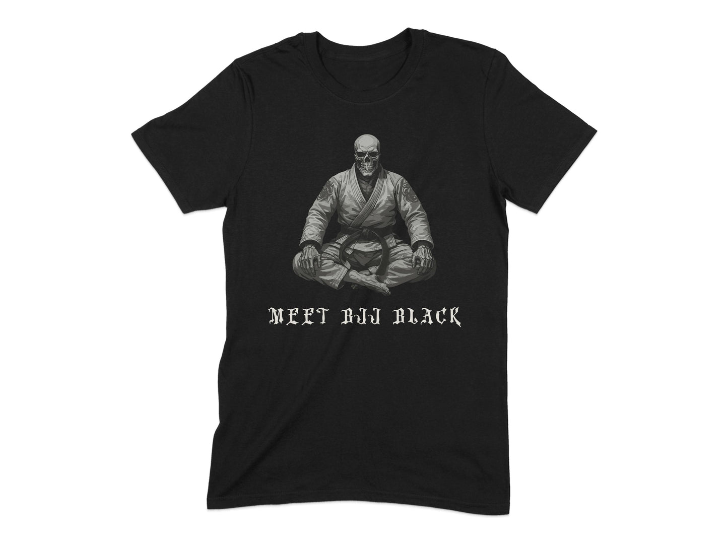 Meet BJJ Black Martial Arts Graphic Tee product type