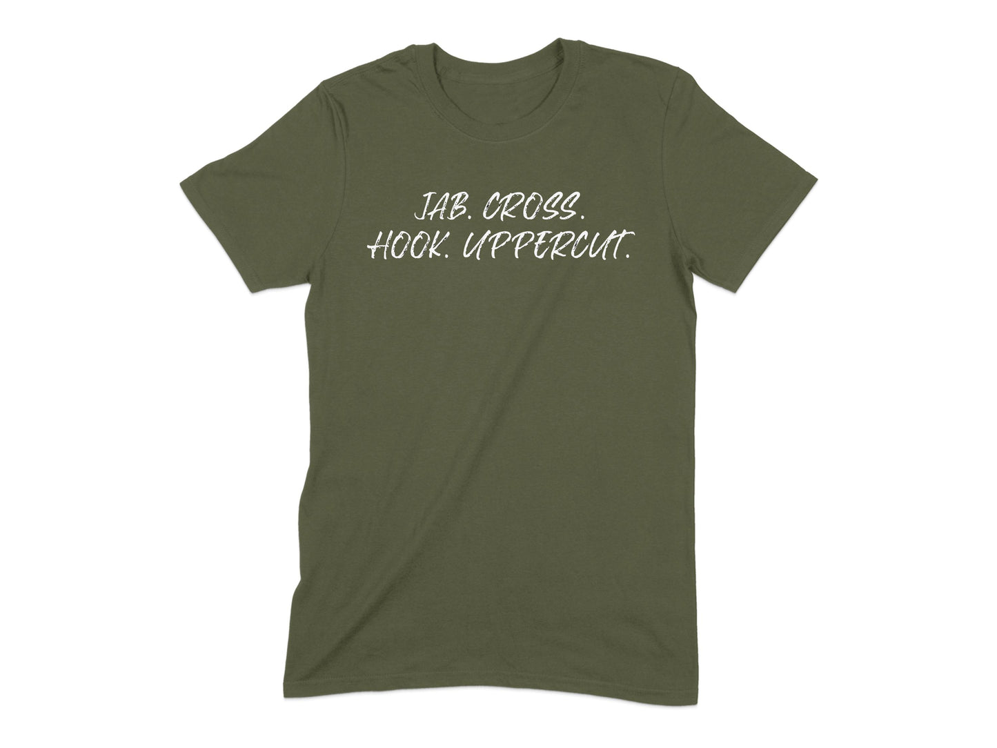 Jab Cross Hook Uppercut Typography T-Shirt product