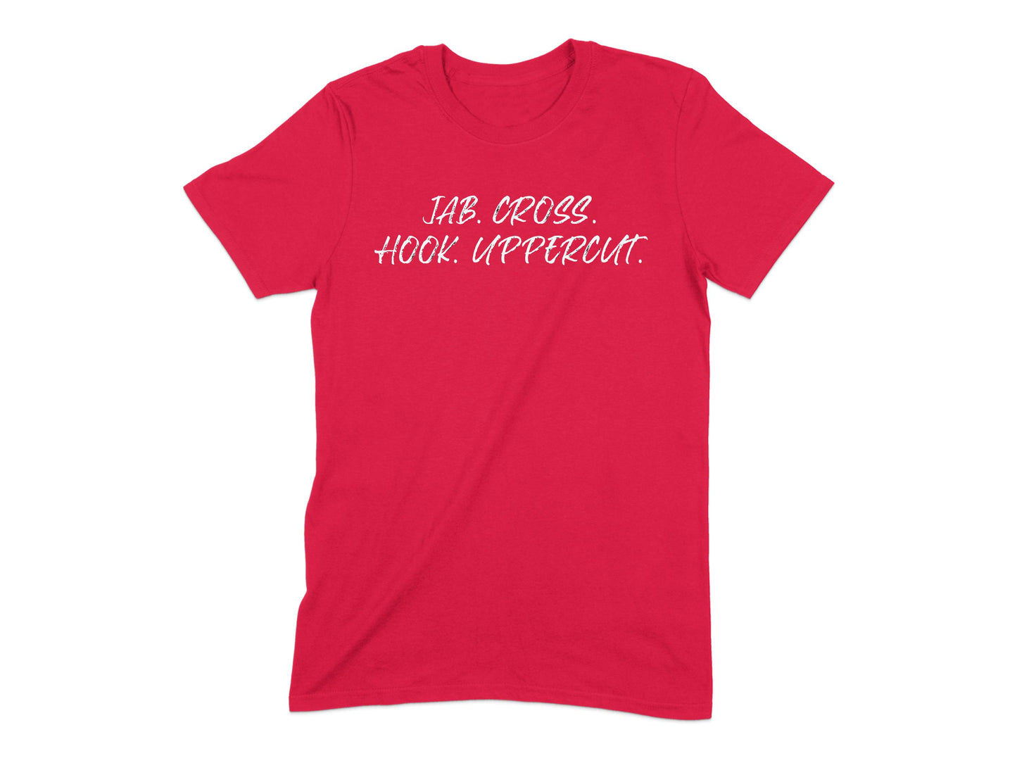 Jab Cross Hook Uppercut Message T-shirt product