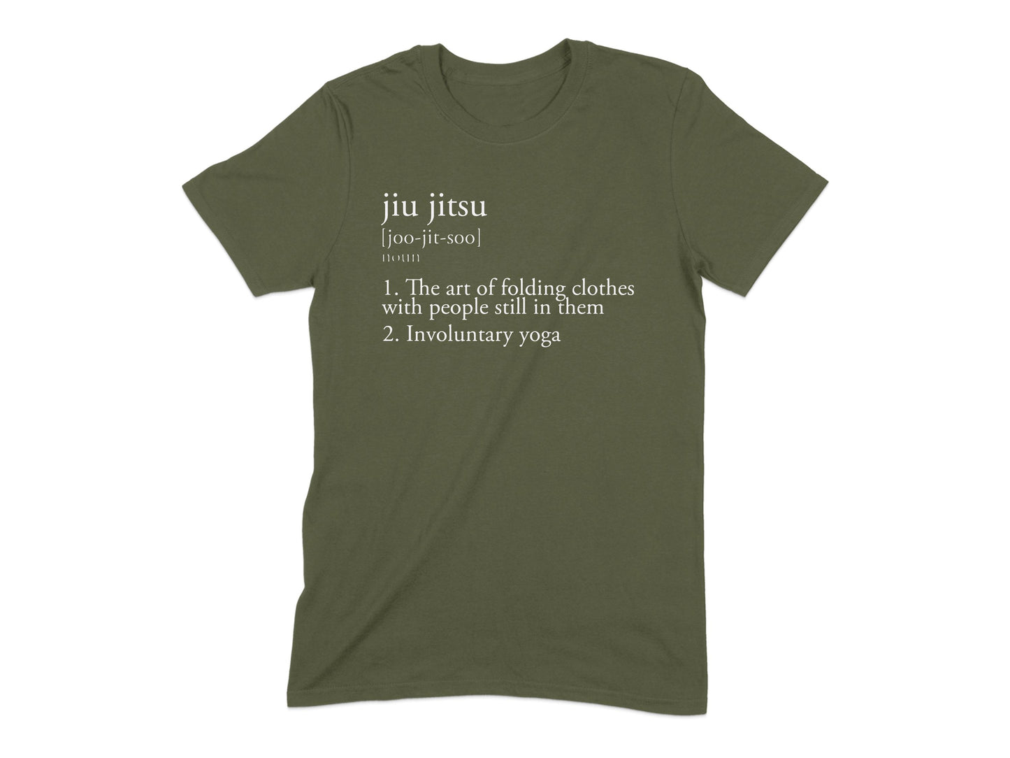 Jiu Jitsu Folding Clothes Involuntary Yoga Shirt product type