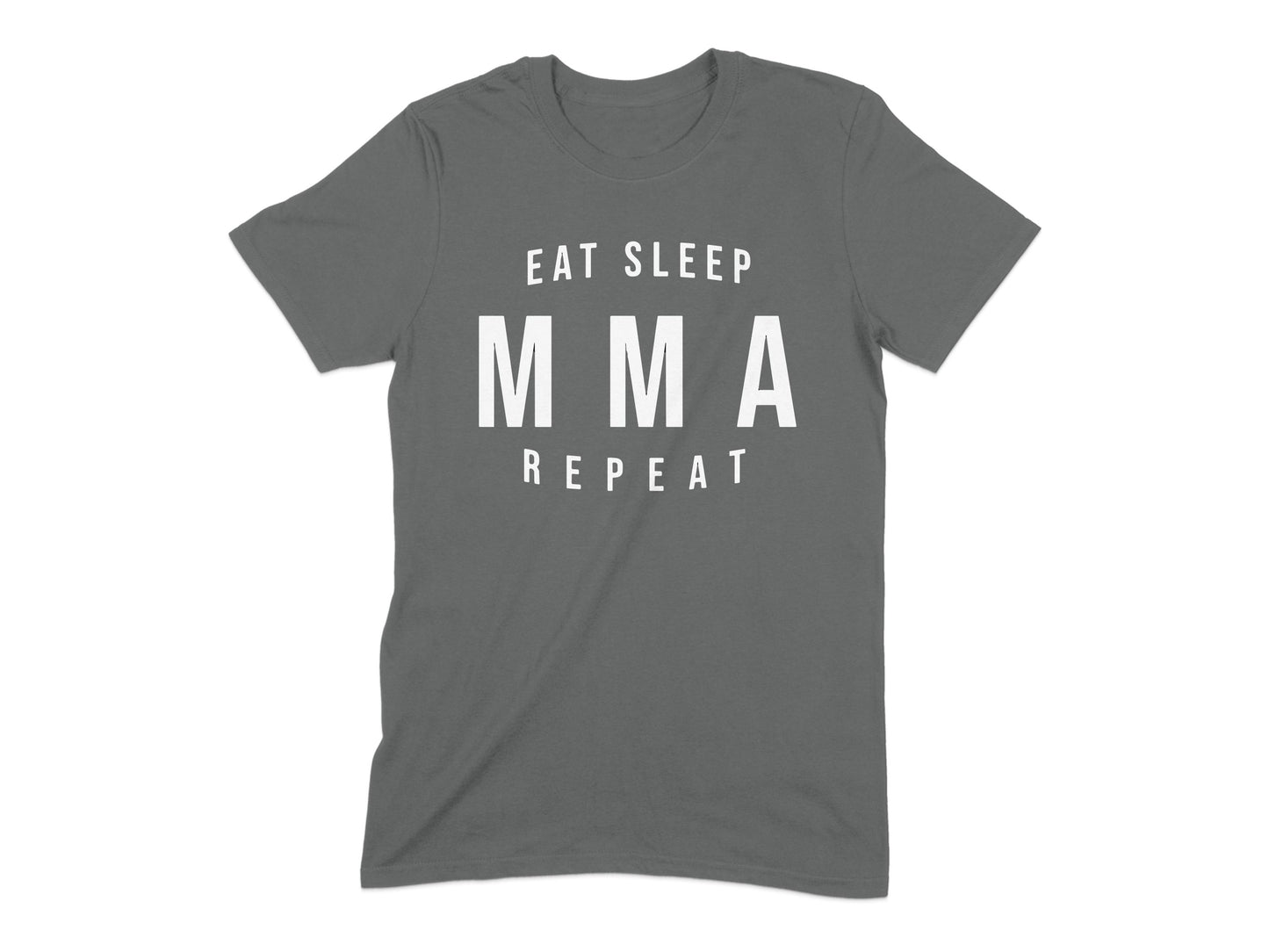 Eat Sleep MMA Repeat Design on T-Shirt product