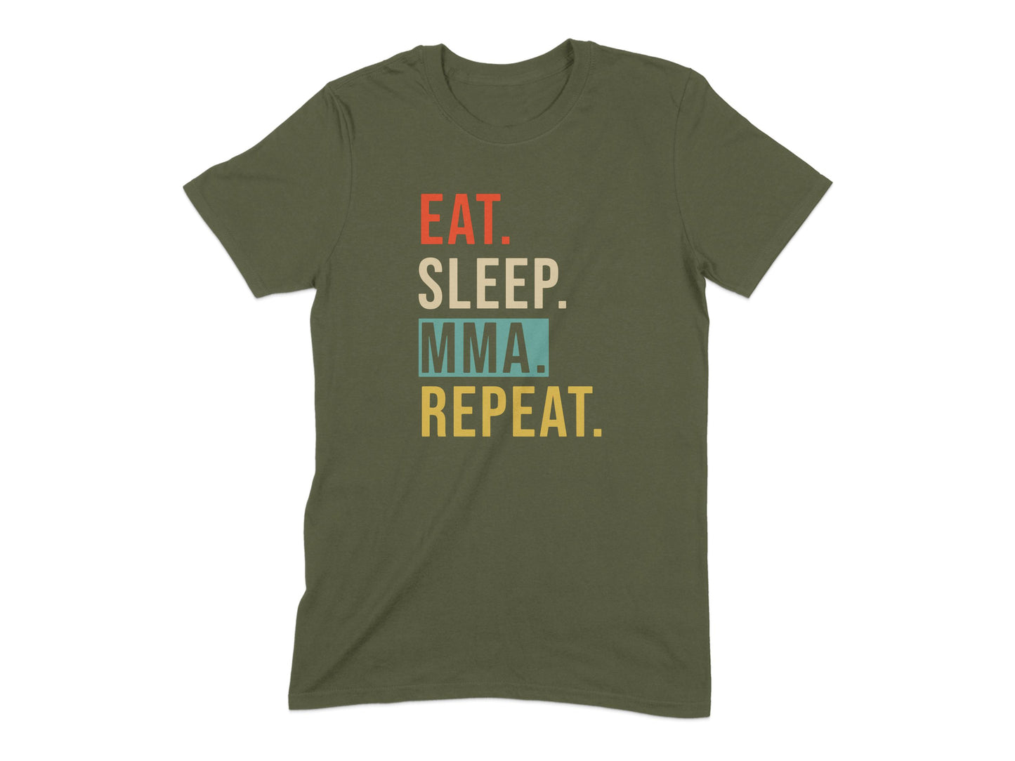 Eat Sleep MMA Repeat Graphic T-Shirt product