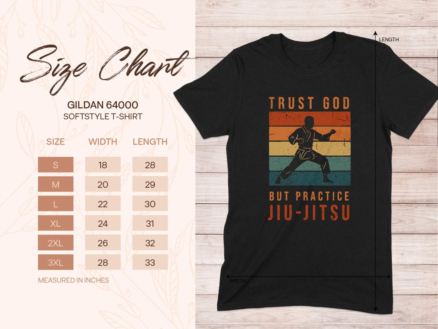 Trust God But Practice Jiu-jitsu T-shirt product type