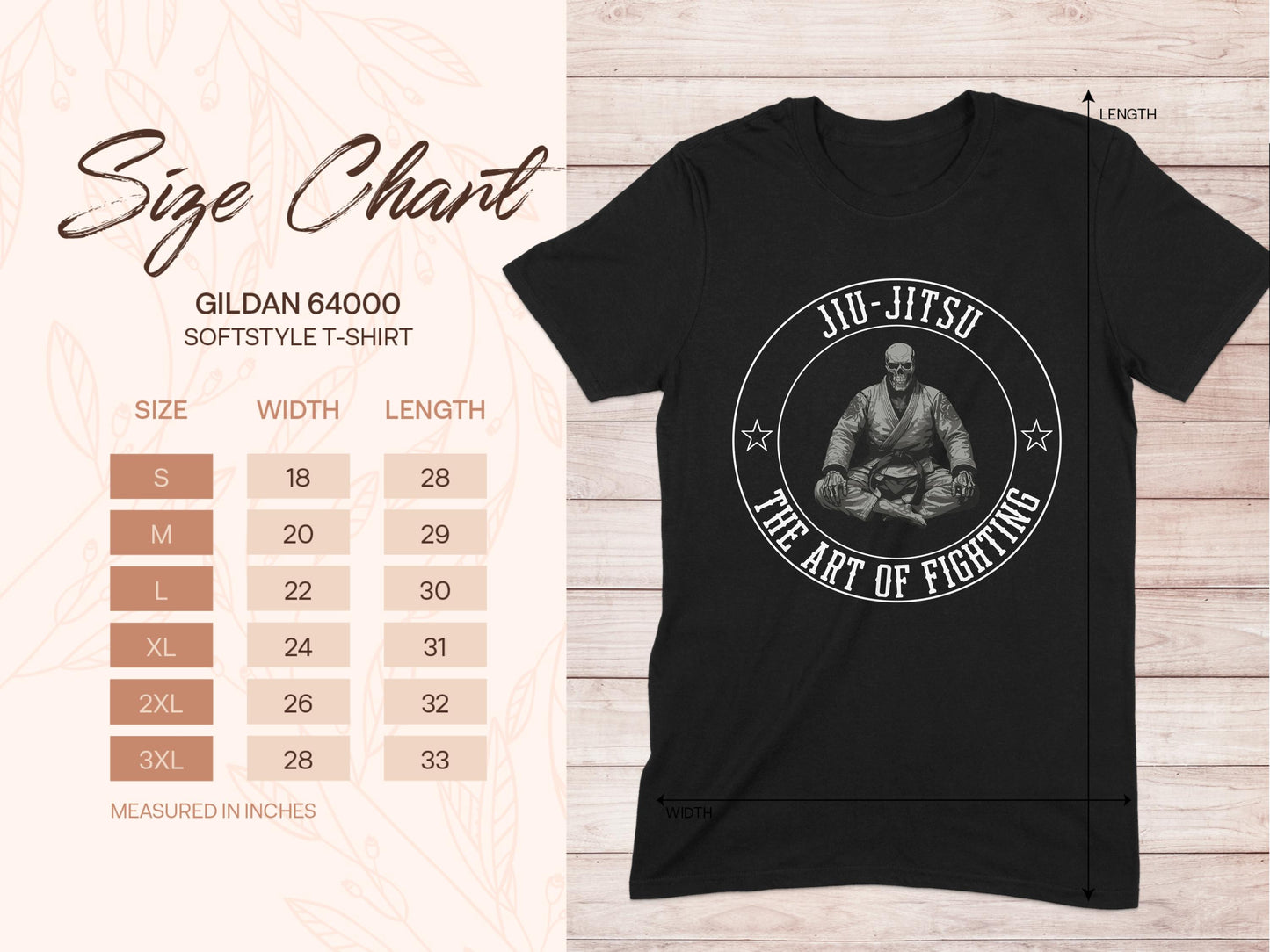 Jiu-Jitsu The Art of Fighting Graphic T-Shirt Product