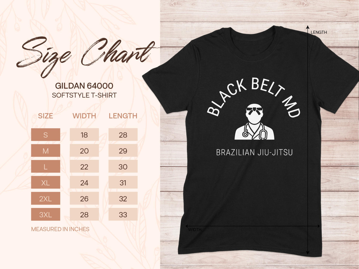 Brazilian Jiu-Jitsu Black Belt MD T-Shirt product