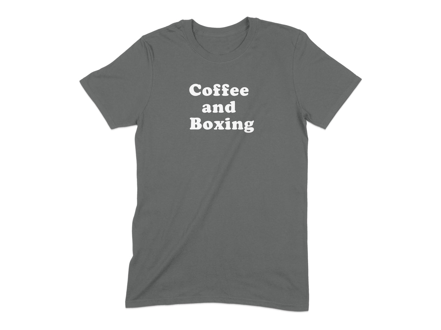 Coffee and Boxing Graphic Casual T-shirt product type