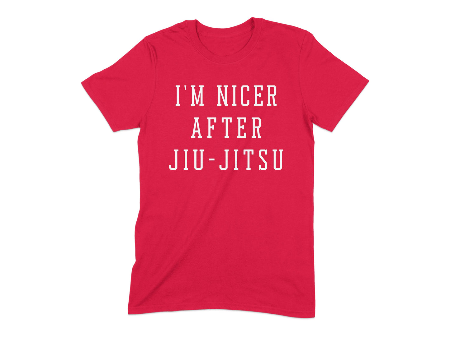I'm Nicer After Jiu-Jitsu Statement T-Shirt product
