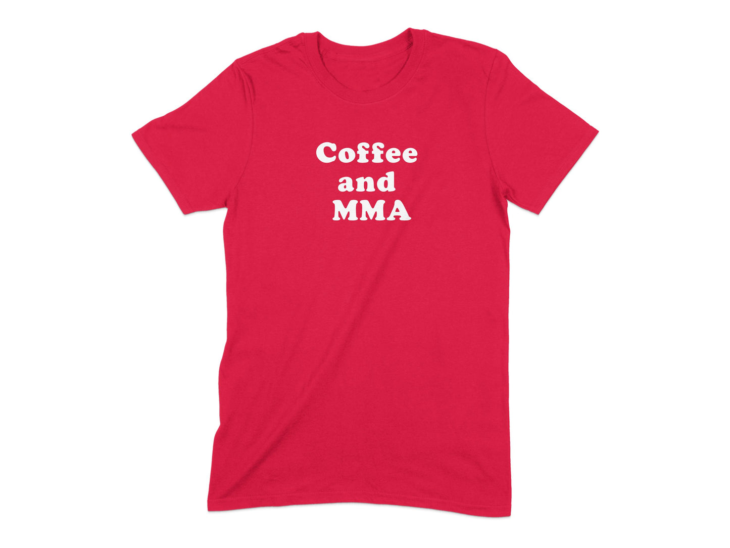 Coffee and MMA Stylish Graphic T-shirt product type