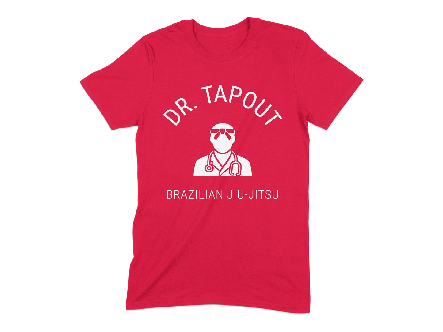 Dr Tapout Brazilian Jiu-Jitsu Red Graphic T-shirt product type