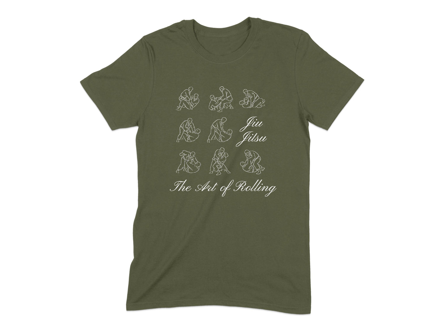 The Art of Rolling Jiu Jitsu Moves Graphic product