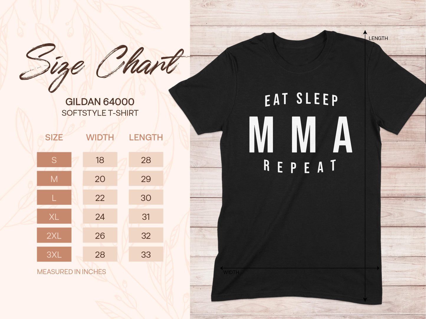 Eat Sleep MMA Repeat Softstyle T-shirt product