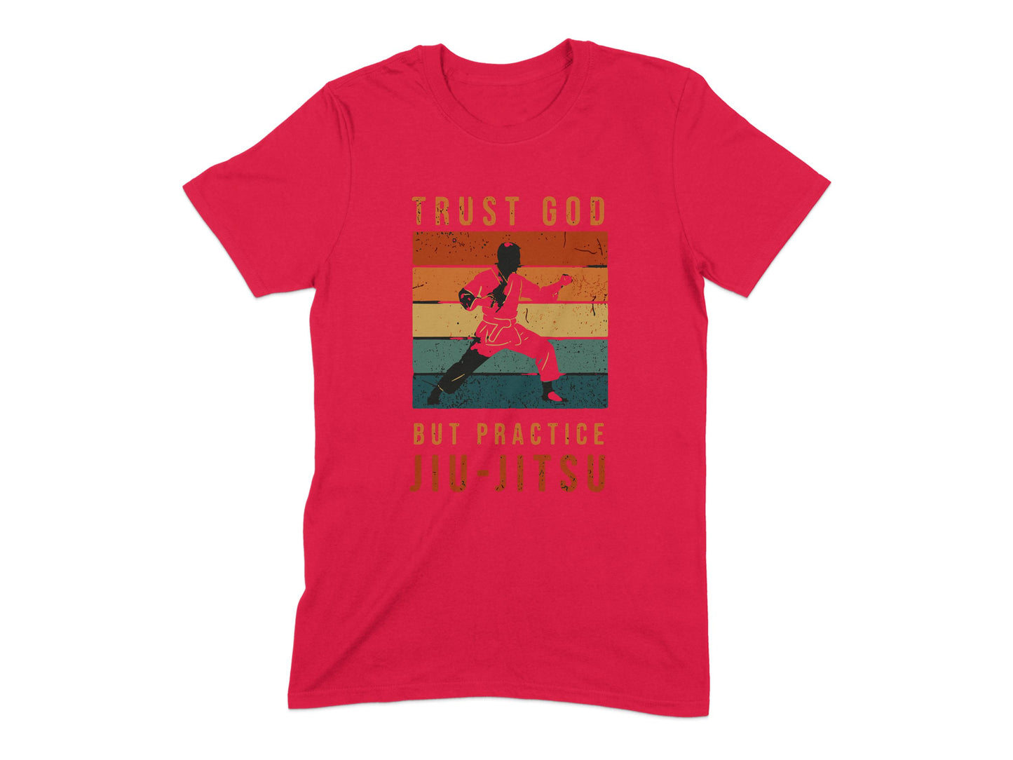Trust God But Practice Jiu-Jitsu T-shirt product