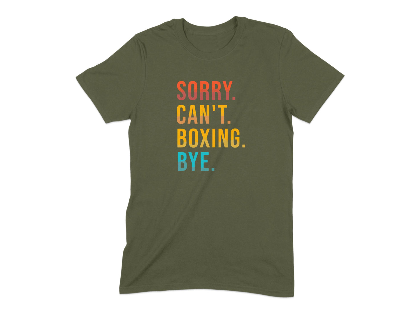 Sorry Can't Boxing Bye Graphic T-shirt product