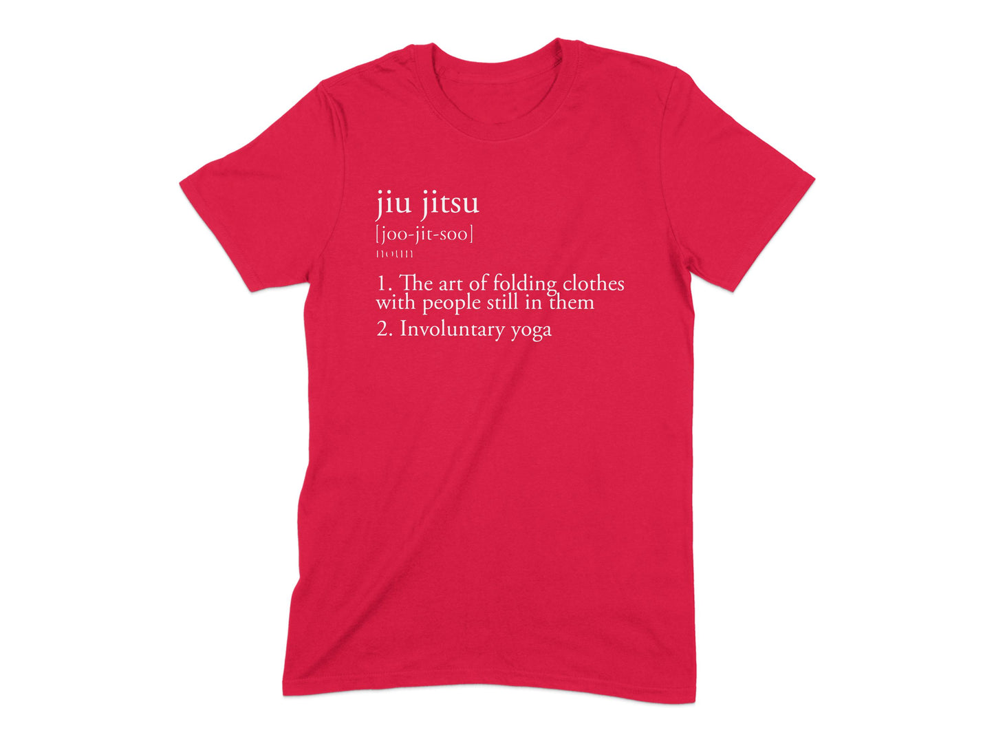 Jiu Jitsu Involuntary Yoga Funny Graphic Tee product type