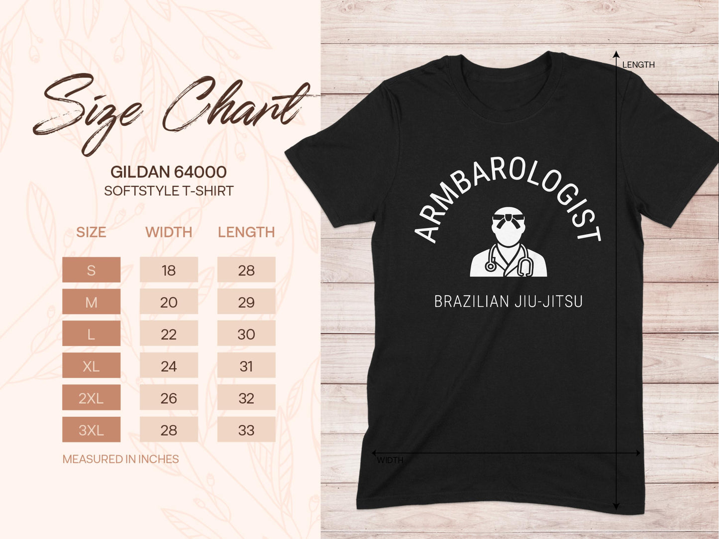 Armbrologist Brazilian Jiu-Jitsu Black T-shirt product type