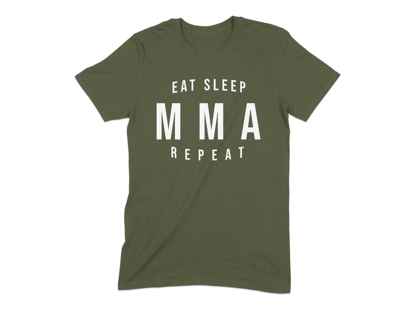 Eat Sleep MMA Repeat Motivational T-Shirt product