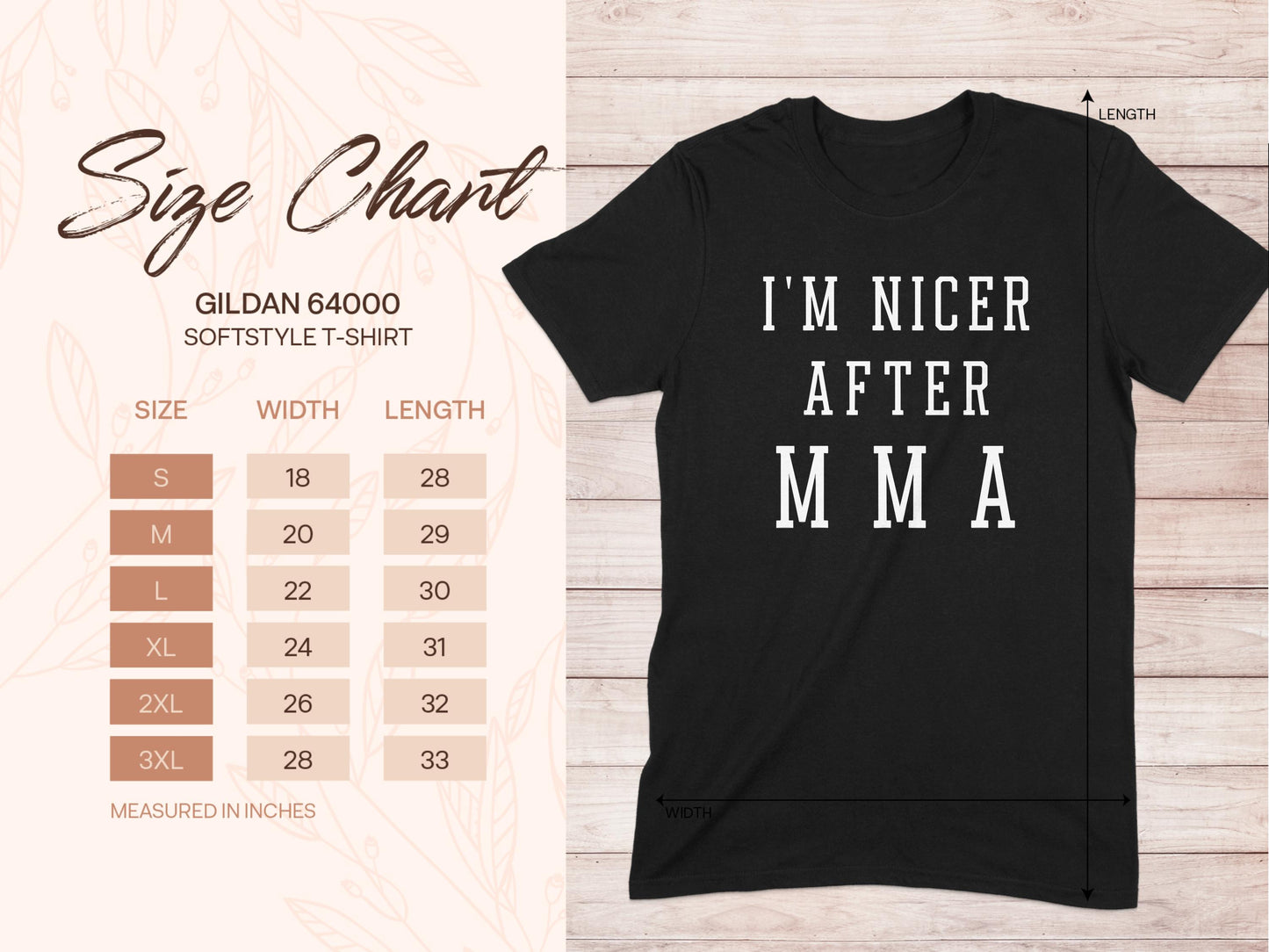 I'm Nicer After MMA Softstyle T-Shirt Product