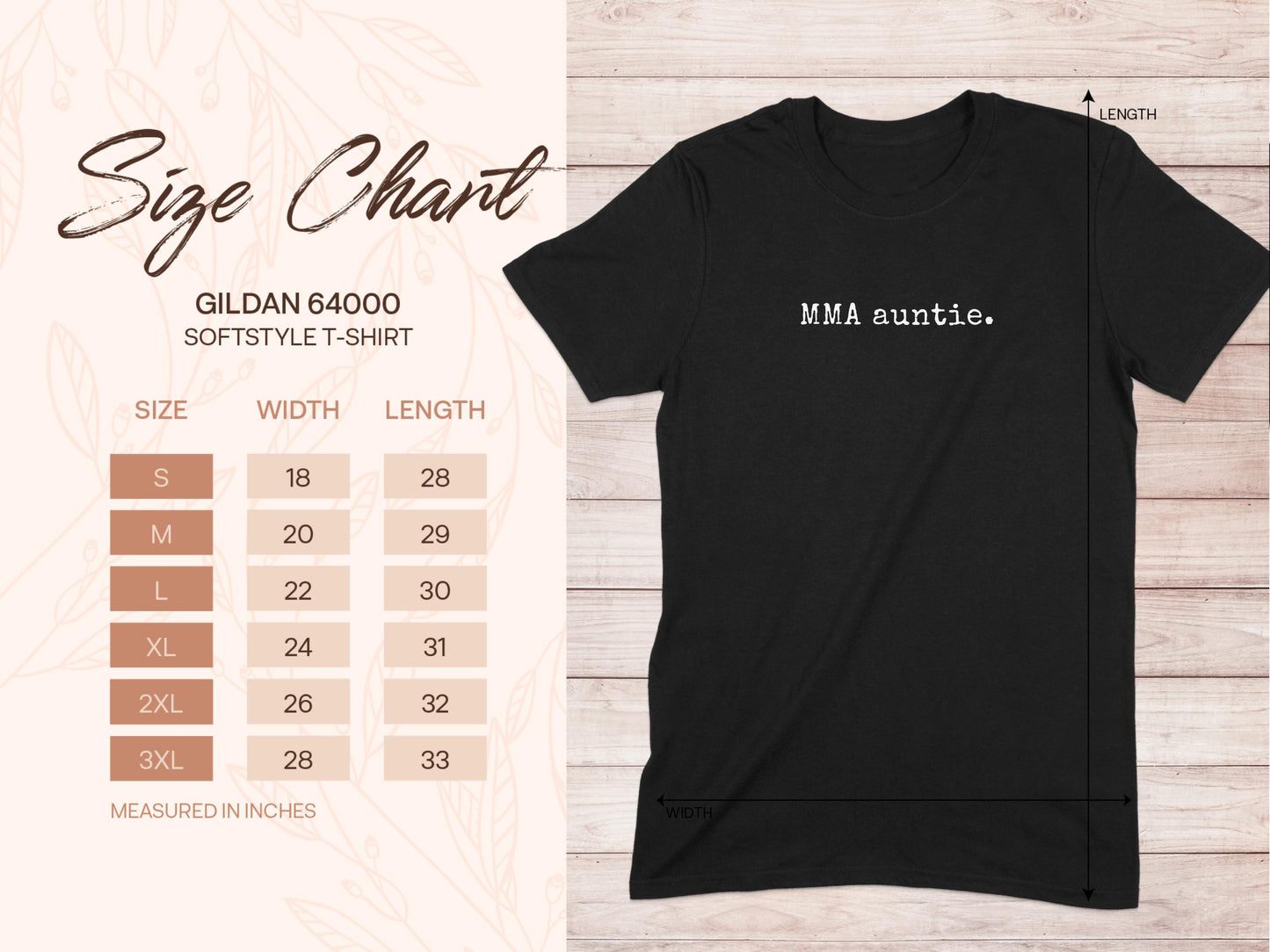 MMA auntie t-shirt softstyle short sleeve product type