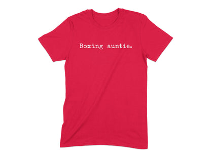 Boxing Auntie Graphic Tee Trendy Comfortable Product