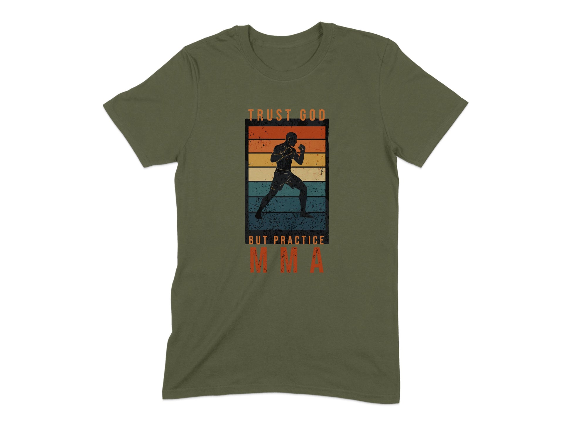 Trust God But Practice MMA T-Shirt product