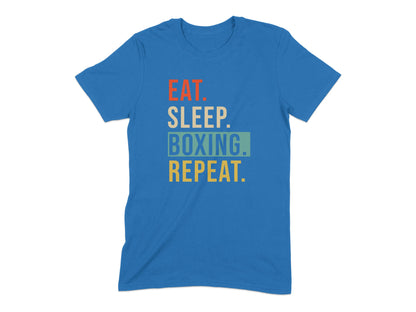 Eat Sleep Boxing Repeat Graphic Printed T-Shirt product type