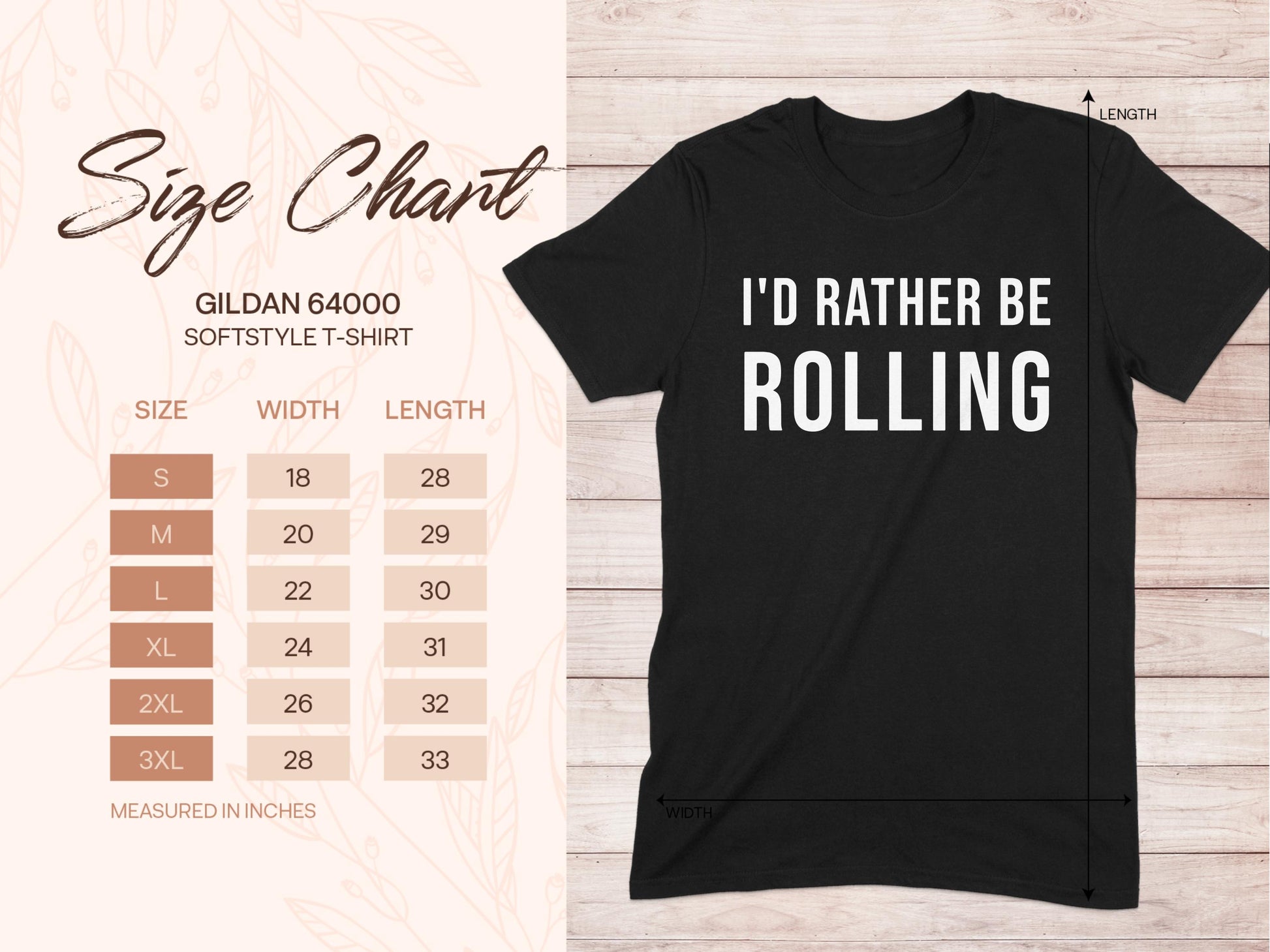 I'd Rather Be Rolling T-shirt product