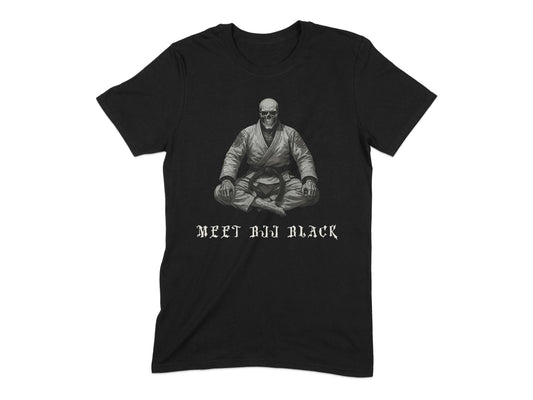 Meet BJJ Black Martial Arts Graphic Tee product type