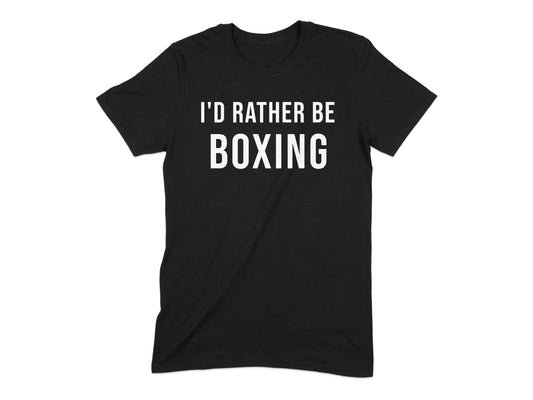 I'd Rather Be Boxing Graphic T-Shirt product
