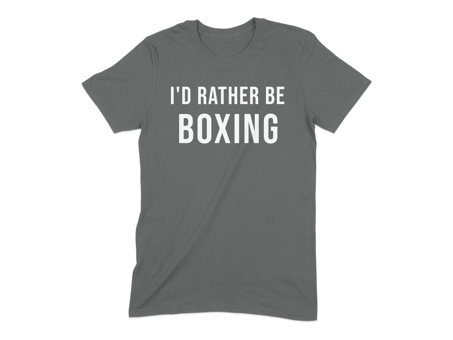 I'd Rather Be Boxing T-Shirt Casual Sport Wear product