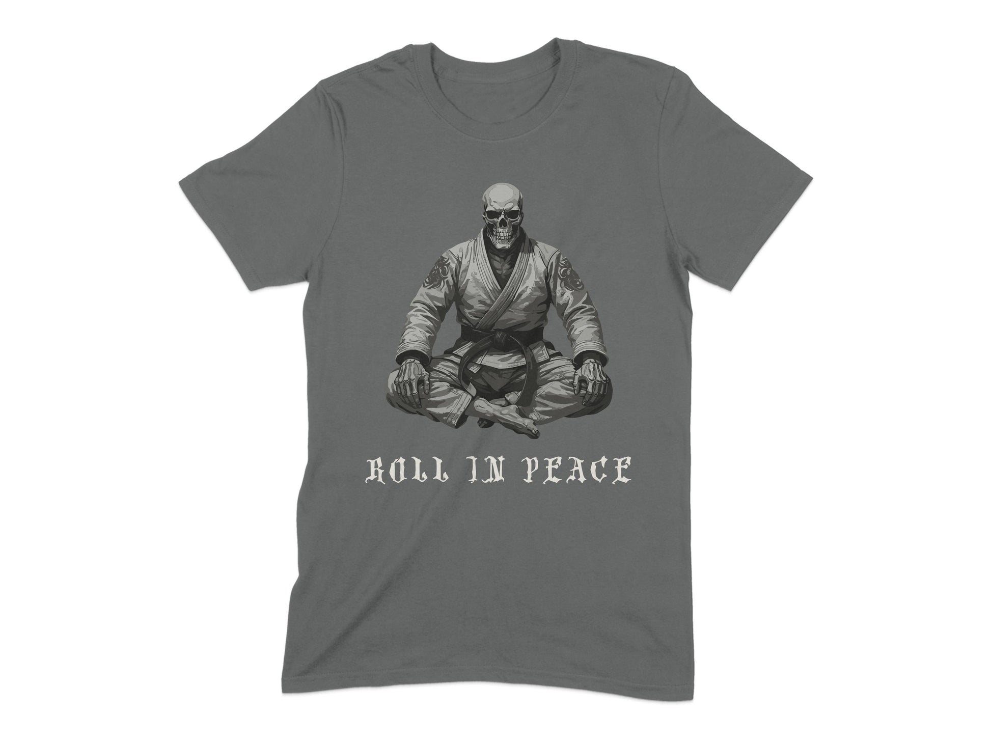 Roll In Peace Martial Arts Skeleton T-Shirt product type