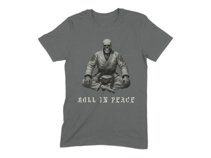 Roll In Peace Martial Arts Skeleton T-Shirt product type