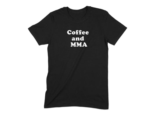 Coffee and MMA Graphic Tee Shirt product type