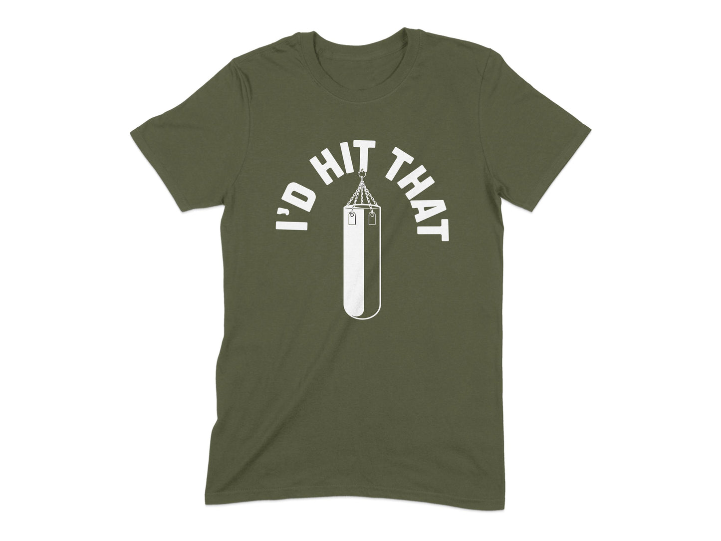 I'd Hit That Print Green T-Shirt product type