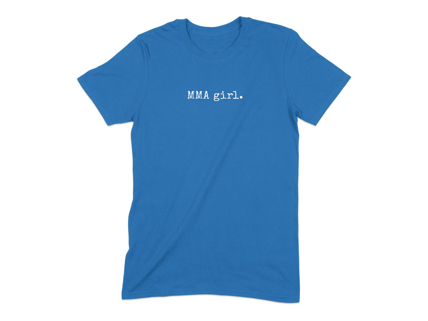 MMA Girl Text Blue Casual Wear T-shirt product type