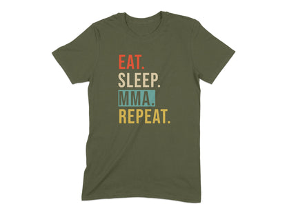 Eat Sleep MMA Repeat Graphic T-Shirt product