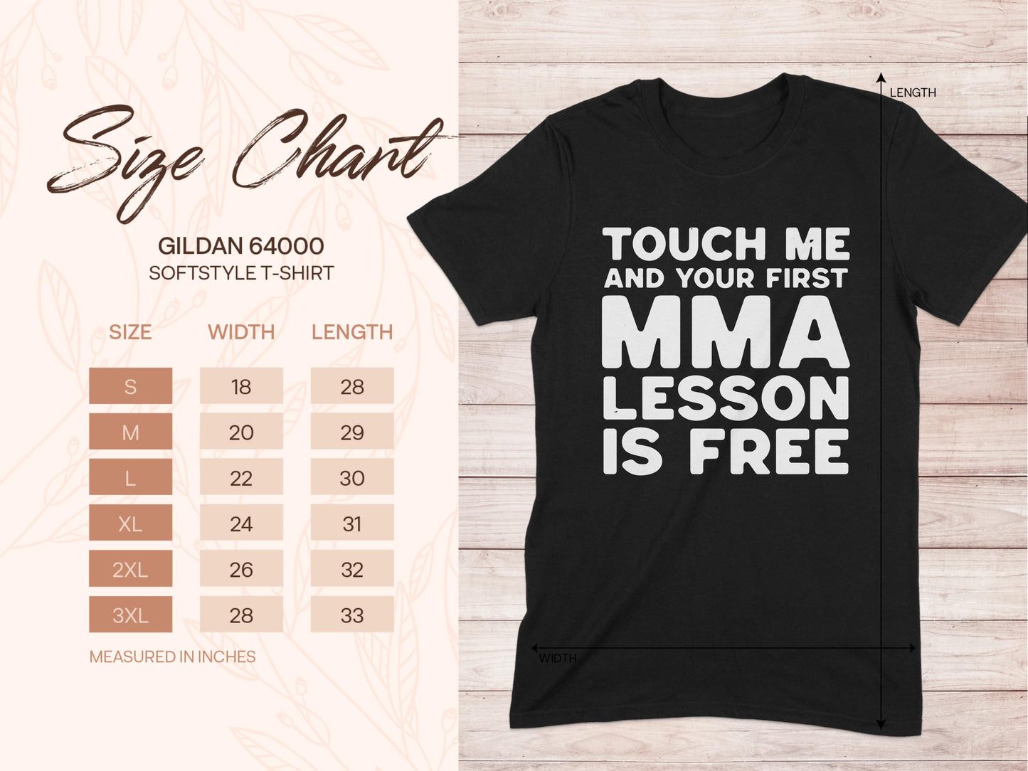 Touch Me and Your First MMA Lesson is Free T-Shirt product