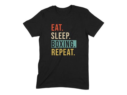 Eat Sleep Boxing Repeat Graphic T-Shirt product type