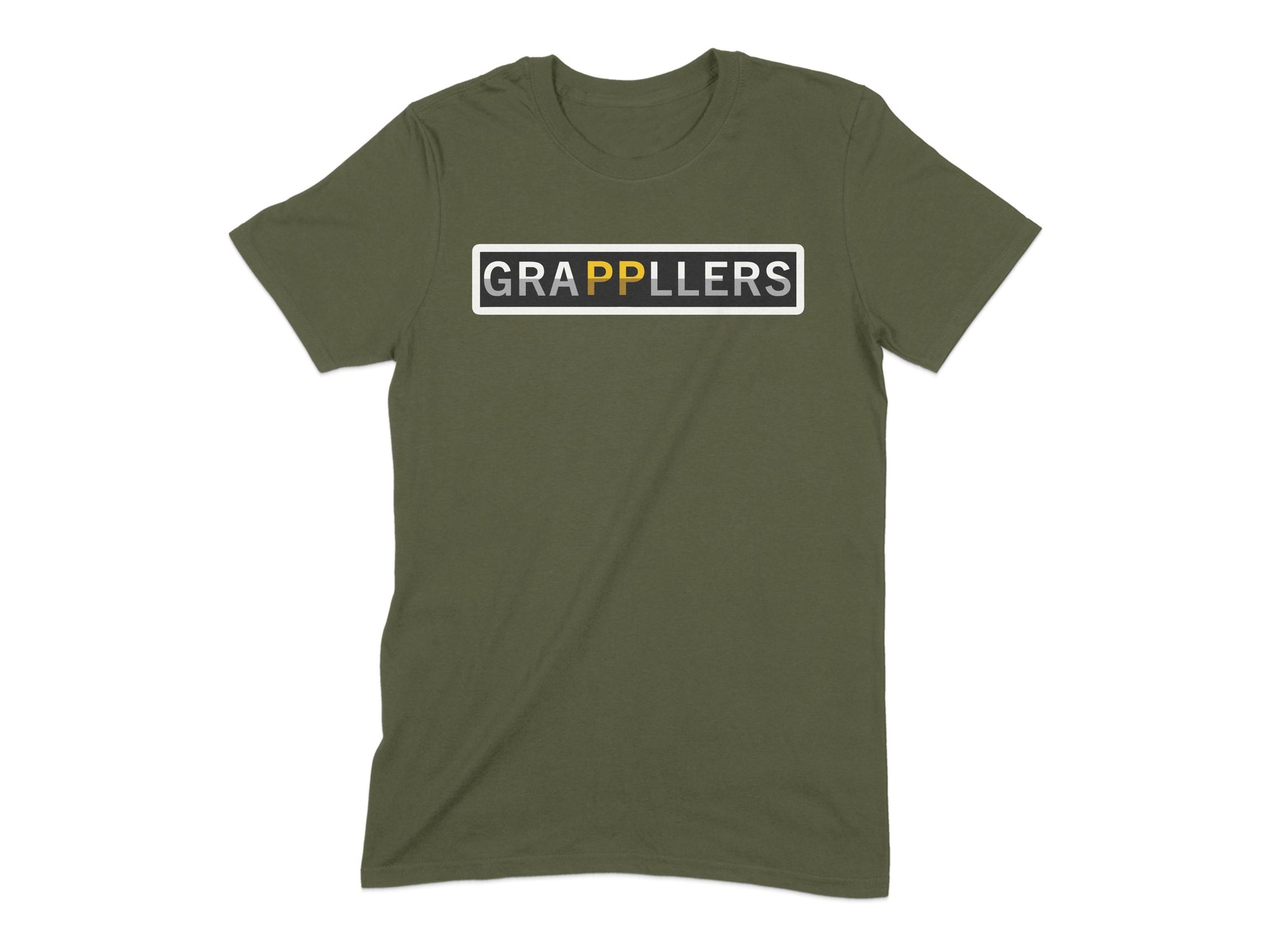 Grapplers Graphic Olive Green Tee Shirt product