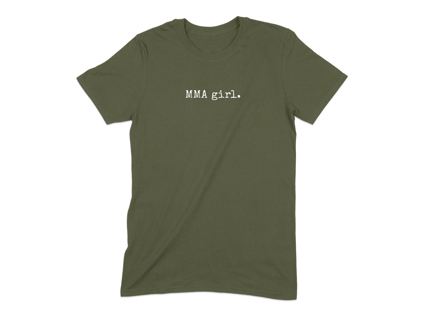 MMA Girl T-Shirt with Simple Text Design product type