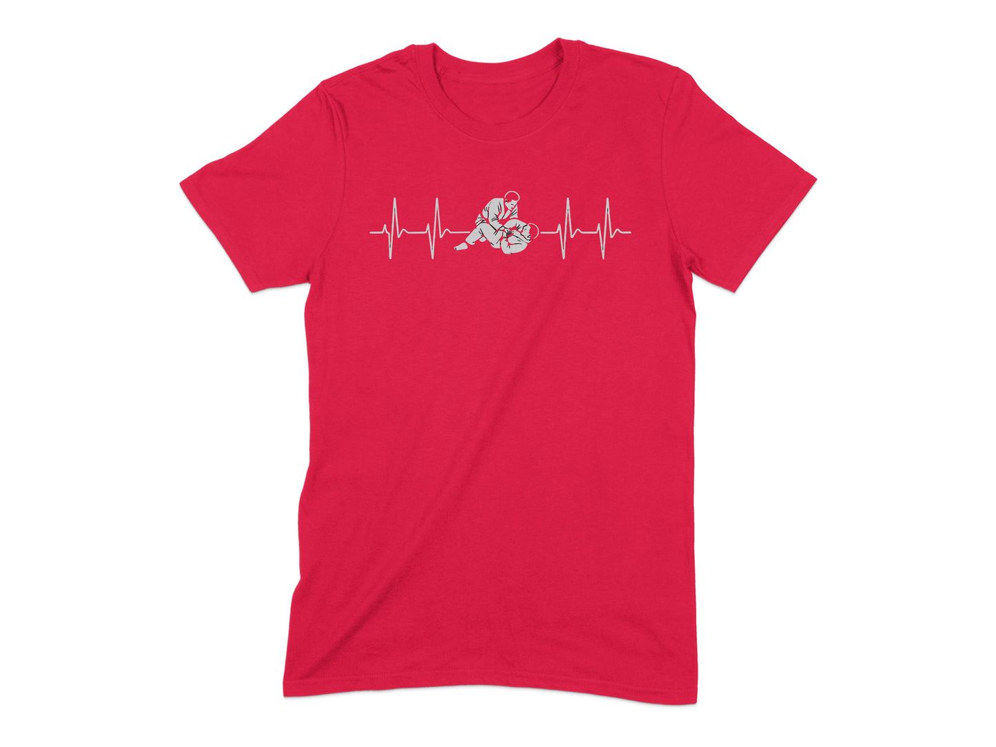 Heartbeat Design with Martial Art Move T-shirt