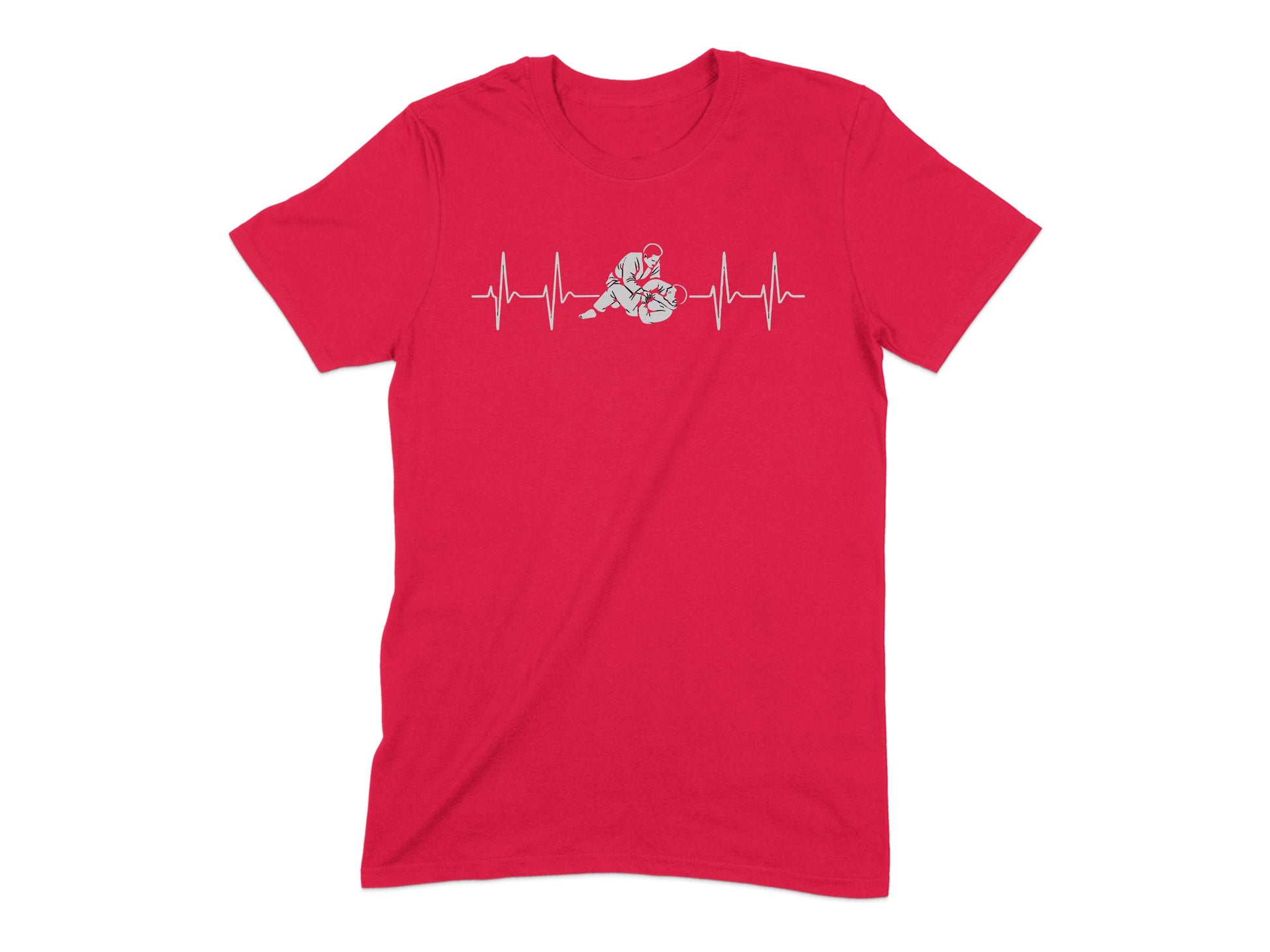 Heartbeat Design with Martial Art Move T-shirt