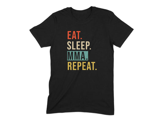 Eat Sleep MMA Repeat Graphic Tee product type