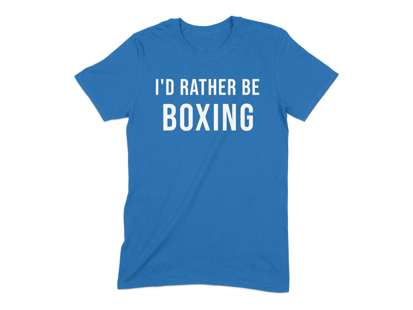 I'd Rather Be Boxing Graphic Printed T-Shirt product type