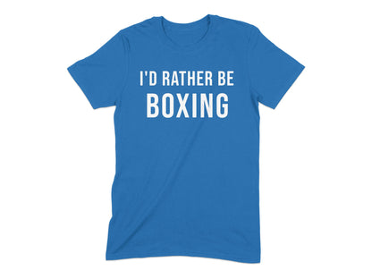 I'd Rather Be Boxing Graphic Printed T-Shirt product type