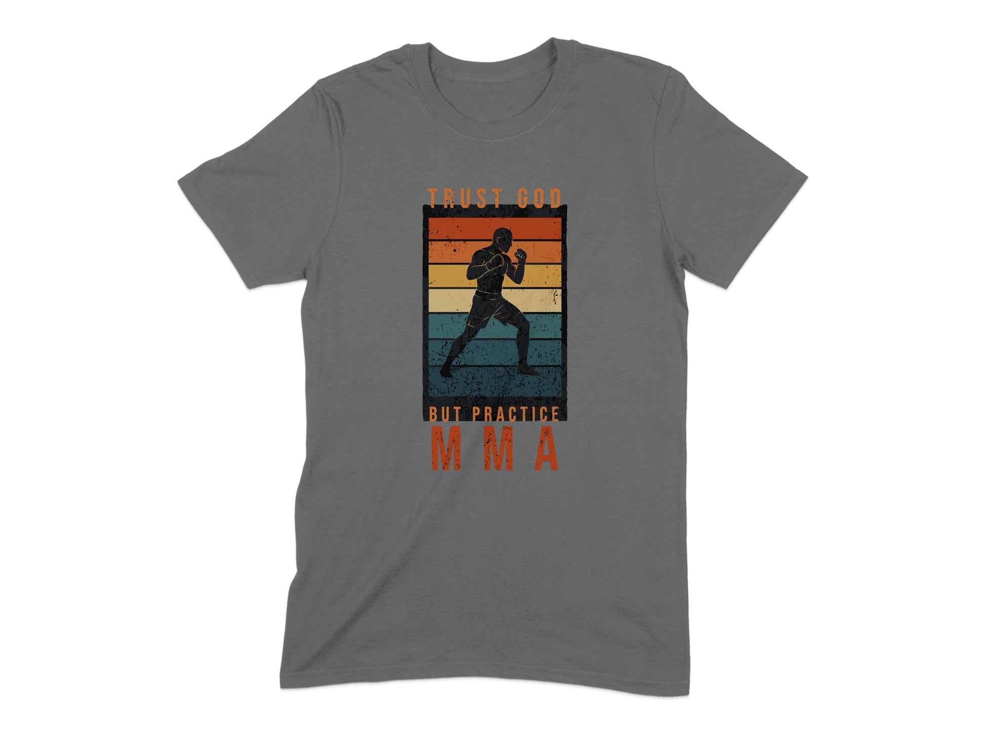 Trust God But Practice MMA Graphic T-Shirt product