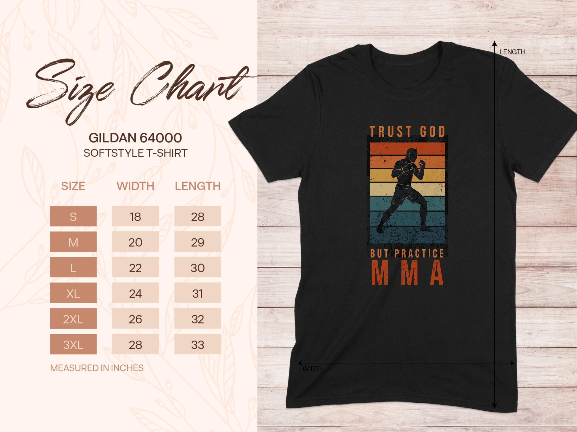 Trust God But Practice MMA T-Shirt product