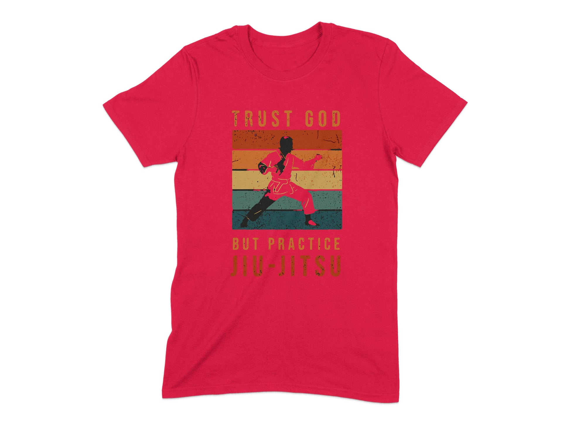 Trust God But Practice Jiu-Jitsu T-shirt product